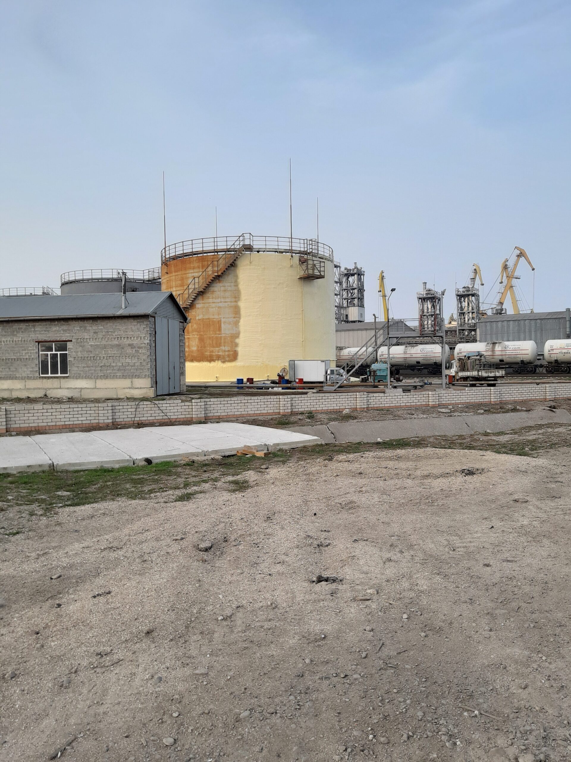 утепление нефтяного танка